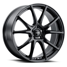 One 16 Inch Gloss Black Alloy Wheel For 2015-2024 Chevrolet Camaro 5x120 L2r8 One 16 Inch Gloss Black Alloy Wheel For 2015-2024 Chevrolet Camaro 5x120 L2r8