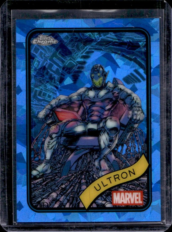 2025 Topps Chrome Marvel Sapphire Ultron #138