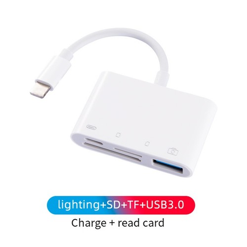 4-In-1-USB-OTG-Kartenleser, Kompatibel mit -/TF-Karten, Kamera-Speichererwe7050 - Afbeelding 8 van 8