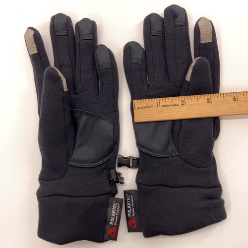 LL Bean Women Medium Power Stretch Winter Gloves Black - Picture 6 of 6