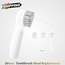 Flossing Toothbrush Head Replacement, 3 Count, Compatible with Water-pik Soni...