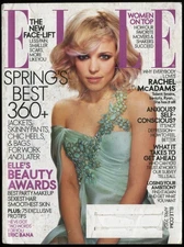 APRIL 2007 ELLE MAGAZINE, RACHEL MCADAMS, SPRING FASHION, BEAUTY AWARDS, BAGS