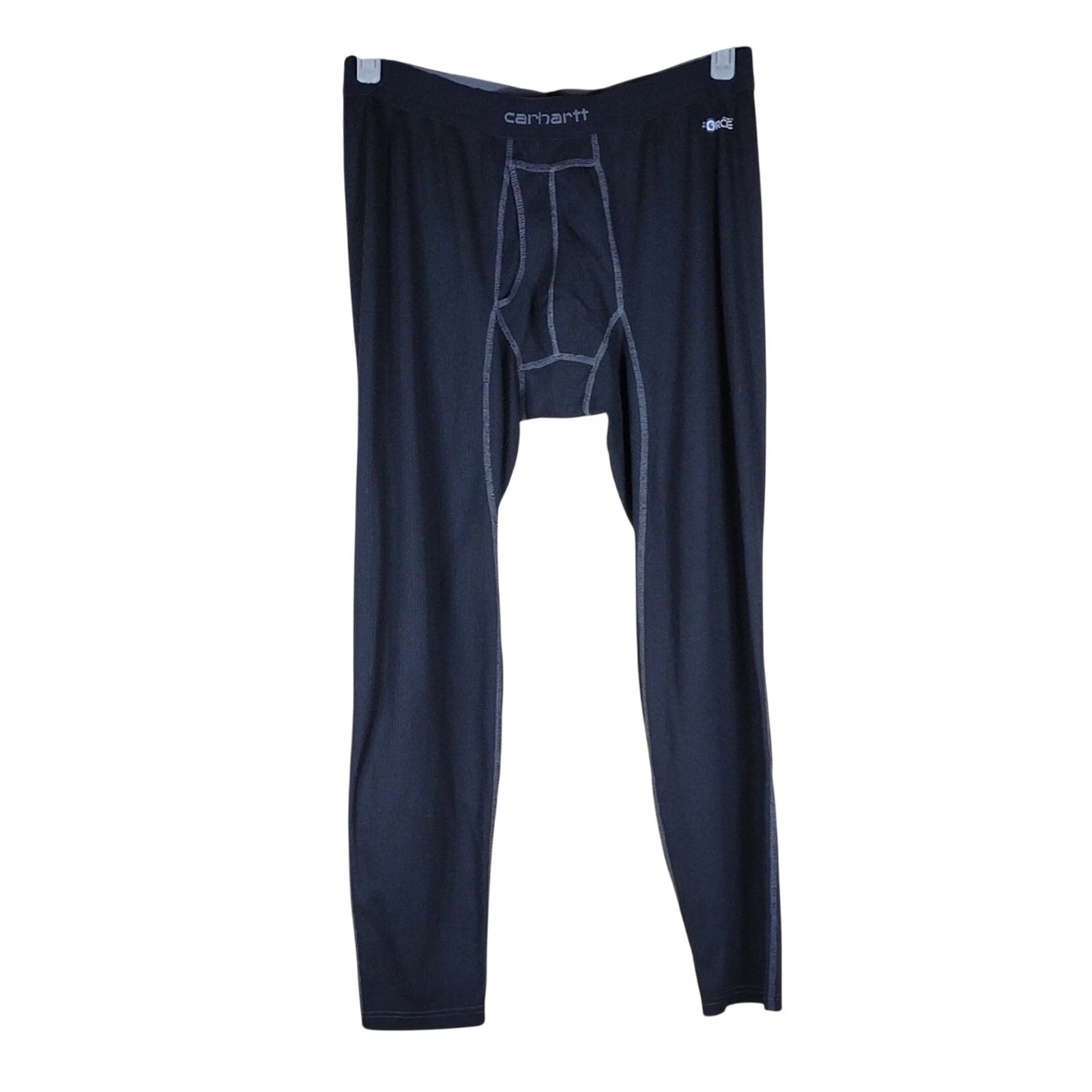 Carhartt Force Pants Men’s XL Black Base Layer Thermal Stretch Lightweight