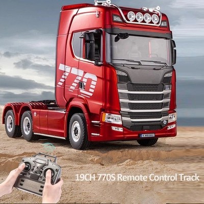 1:18 Scania 770S RC Truck 19CH Alu Traktor Anhänger ferngesteuert Licht Sound