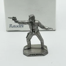 Vintage 1994 Star Wars Han Solo Rawcliffe pewter figurine RF960