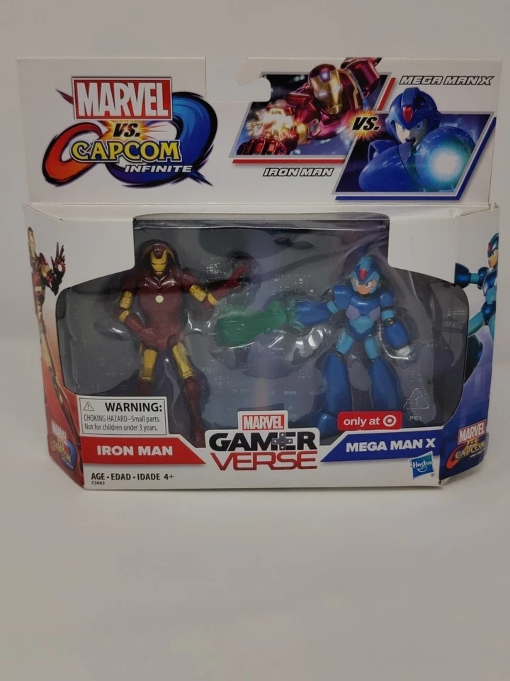 Marvel vs. Capcom Infinite 3,75” IRON MAN VS MEGA MAN X Target exclusivo paquete de 2 Foto 2 de 4