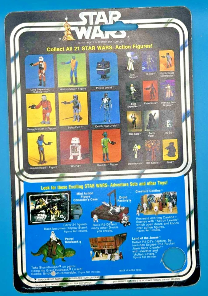 BOBA FETT 21 BACK KENNER VINTAGE Star Wars ANH CARDBACK 1979 (SWC9) - image 2 of 2