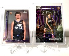 2025 Topps Chrome Walter Clayton Jr  Purple Youthquake #/75 & Image Variation RC