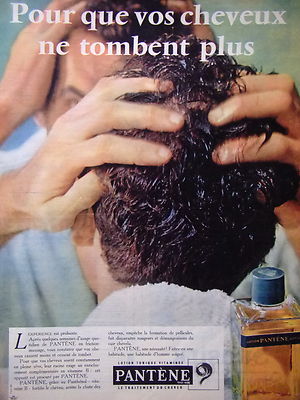 WERBUNG 1960 PANTENNE LOTION TONIKUM, DAMIT IHR HAAR NICHT MEHR AUSFÄLLT