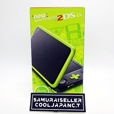 Nintendo 2DS LL Console System Black x Lime JAPAN import Japanese