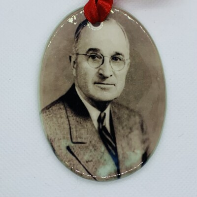 #ad #ad U.S. President Harry S. Truman Christmas Ornament Souvenir Great Gift $9.79