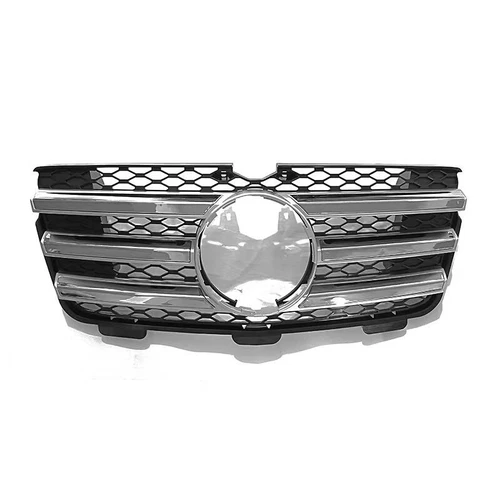 For Mercedes GL Class X164 SUV 2007-2012 ABS Silver Black Front Grille A Style - Foto 2 di 6