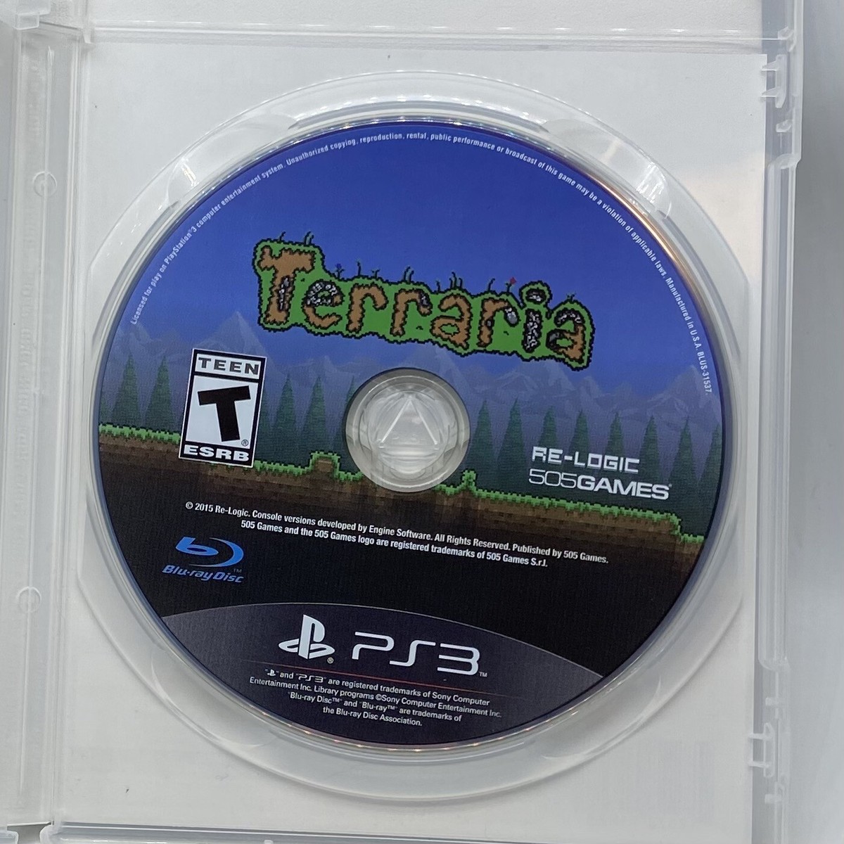 TERRARIA PlayStation 3 Video Game Case and Disc 2015 Tested