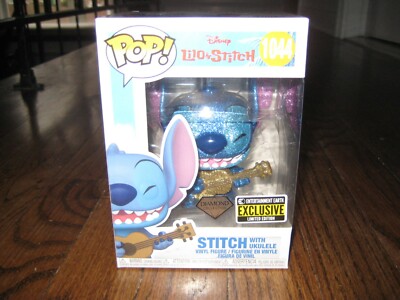 Funko POP! Disney Lilo & Stitch Stitch with Ukulele 1044 Diamond NEW! 