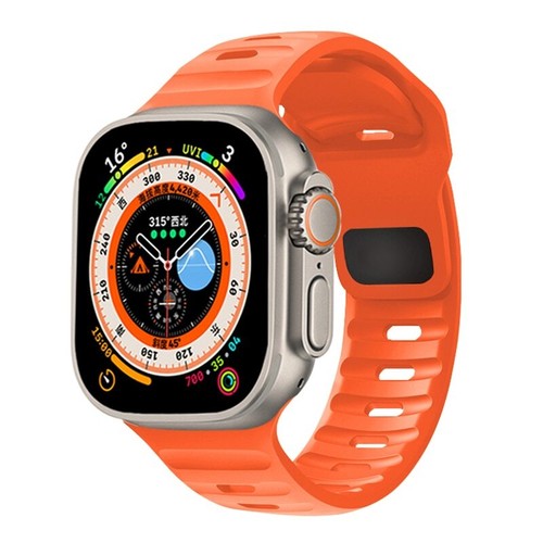 Silicone Sport Strap For Apple Watch Band Ultra 2 49mm Series 10 9 8 SE 7 6 5 3 - Picture 11 of 20