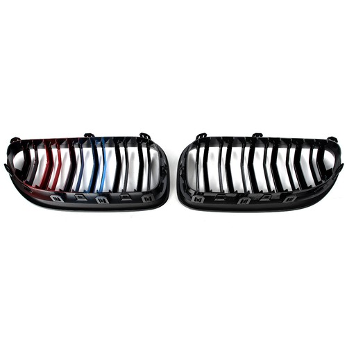 Front Kidney Grille Grill For BMW F06 F12 F13 M6 650i 640i 2012-2018 Gloss Black - Picture 14 of 15