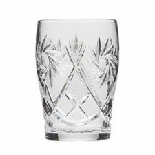SET of 6 Russian CUT Crystal Drinking Glasses 150ml/5oz - Hand Made