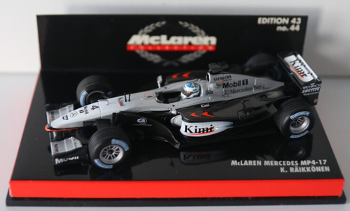 Minichamps F1 1/43 - McLaren Mercedes MP4-17 - David Coulthard N°3 - 2002