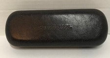 STETSON GLASSES/SUNGLASSES STORAGE - DARK BROWN HARD CLAMSHELL CASE