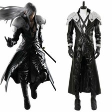 Final Fantasy Costume FF VII 7 Remake Sephiroth Cosplay Halloween Outfit Jacket