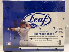 2005 LEAF MLB BASEBALL HOBBY BOX 24 PACKS YADIER MOLINA PROSPECTS NEW SEALED