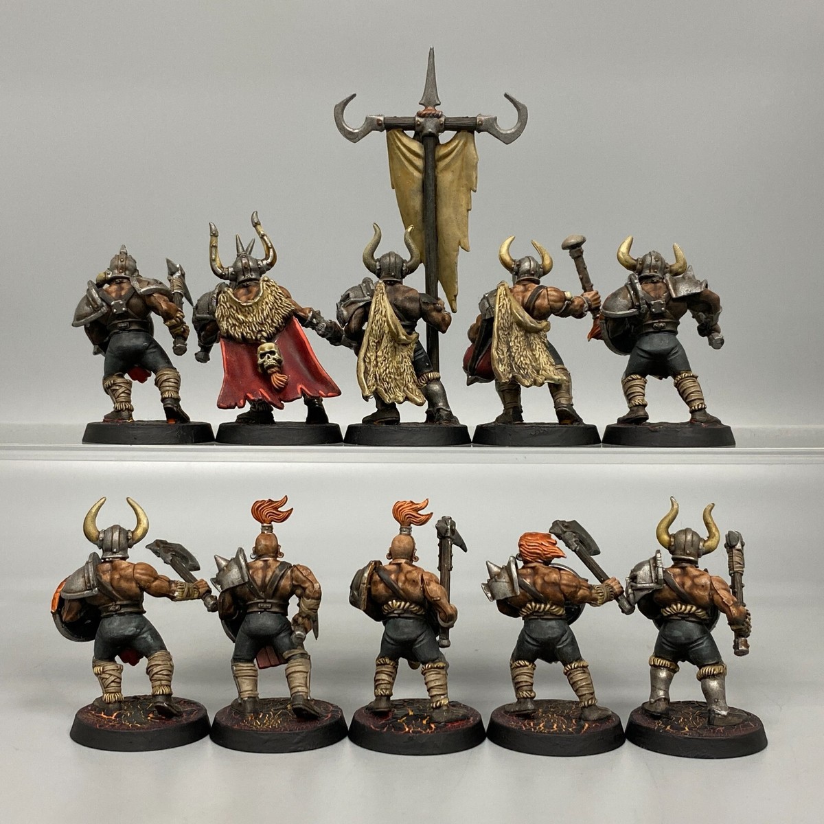 Warriors de Chaos Marauders Unité X 10 Warhammer Le Vieux le Monde