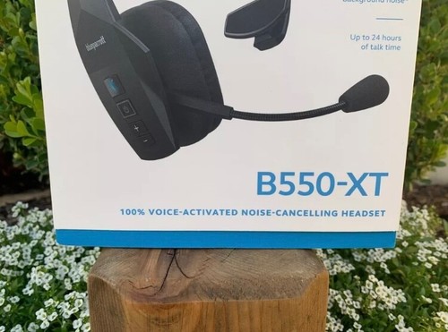 🔔�BlueParrott B550-XT Casque camionneur sans fil Bluetooth perroquet bleu 🔔 - Photo 2 sur 9