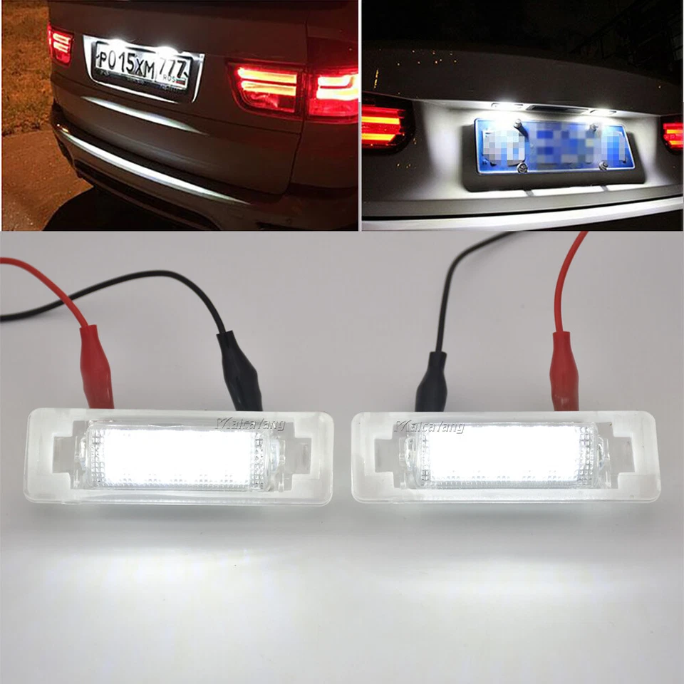 LED Car License Plate Light For Mercedes Benz E-Class W210 4-door sedan 1996-02 - Image 2 of 4