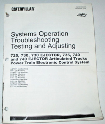 *Caterpillar 725 730 735 740 Truck ELECTRONIC CONTROL SYSTEM Service Manual 2005
