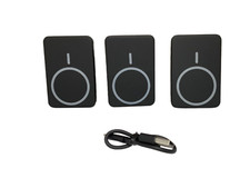 Lot of 3 MyCharge Magnetic Wireless 5,000mAh Powerbank MP50KK-A Black 