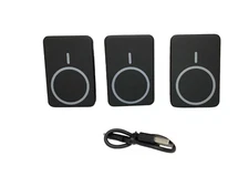 Lot of 3 MyCharge Magnetic Wireless 5,000mAh Powerbank MP50KK-A (Black)