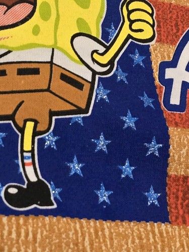 NICKELODEON Spongebob Squarepants 2003 All American Pants T Shirt XL VTG NEW - Picture 5 of 7