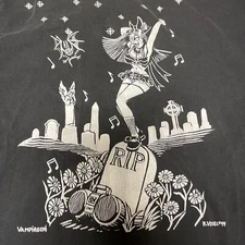 Vintage 1999  VAMPIROONI  T-shirt Black XL Vogel Hard To Find