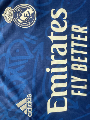 Maillot Adidas Real Madrid Extérieur 2022/2023 - Ligue Des Champions, Taille L, Neuf Avec Étiquettes, #9 Benzema