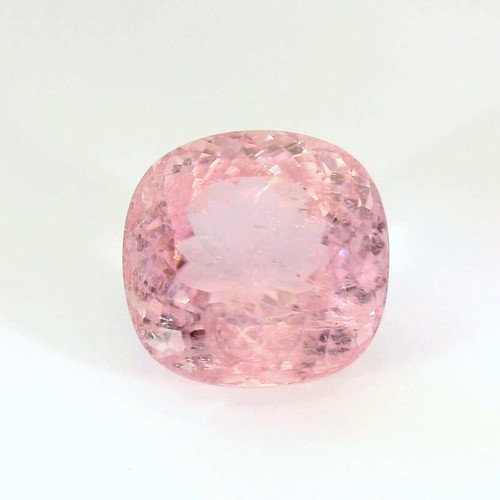 8.66 CARAT NATURALTOURMALINE 12x12MM BABY PINK CUSHION CUT LOOSE GEMSTONES - Picture 5 of 8