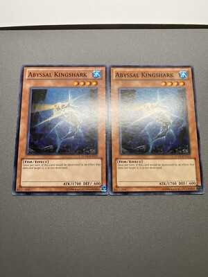 Yu-Gi-Oh! 2X Abyssal Kingshark Common Unlimited TU05-EN013 MP