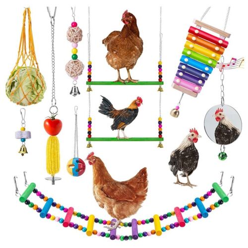 2X( for Hens Chicken Xylophone Toy Chicken Bridge Swing Toys6761 - Foto 1 di 6