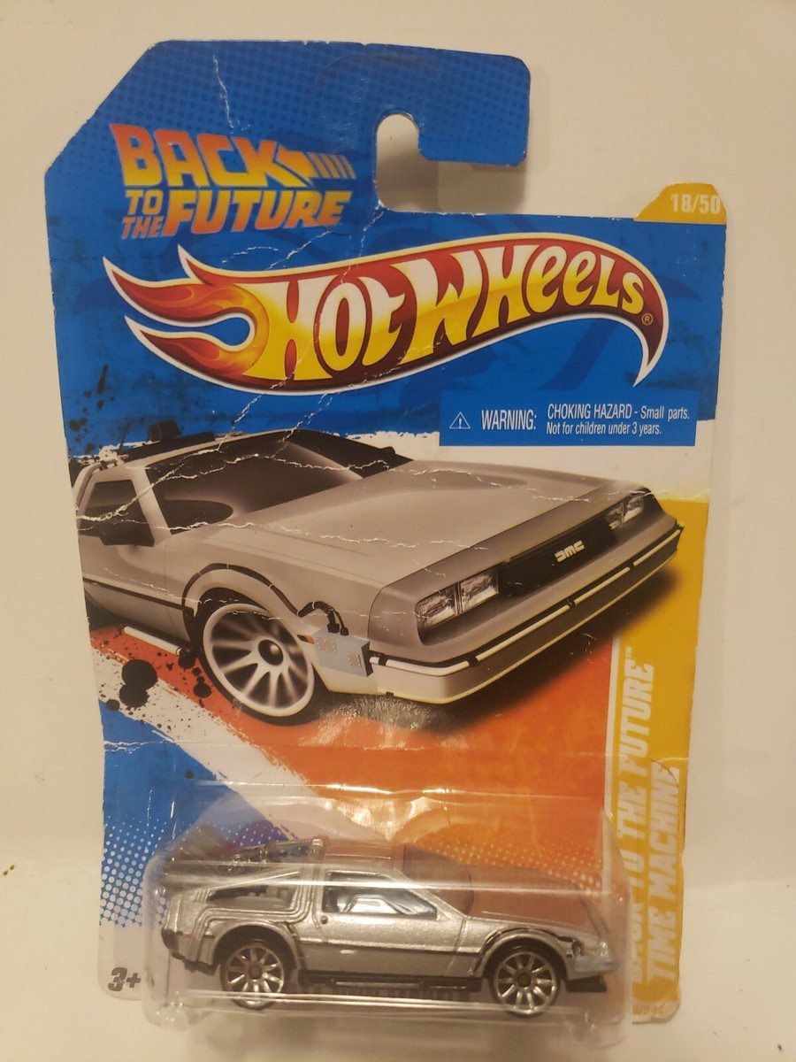 Hot Wheels 2011 Back to the Future Time Machine-New Model-DeLorean