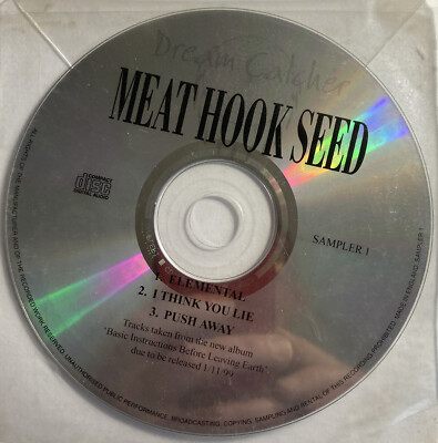 Meathook Seed - Sampler CD - Rare Collectors - 3 Track - ex Napalm Death