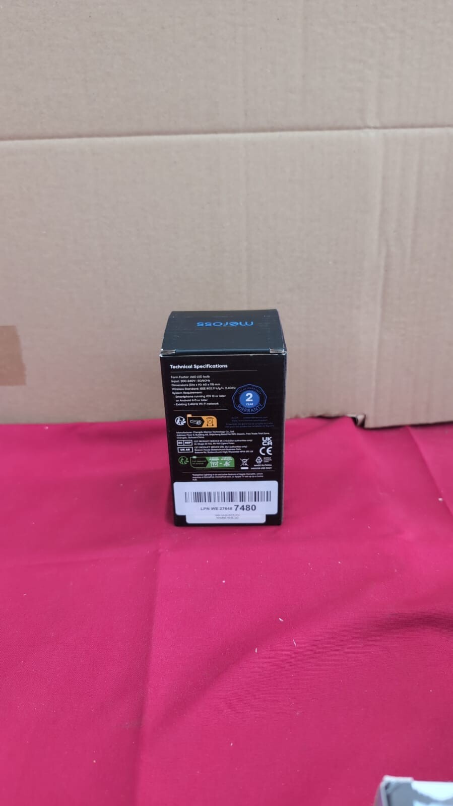 meross Smart WIFI LED Bulb with color changing MLS120 image 3