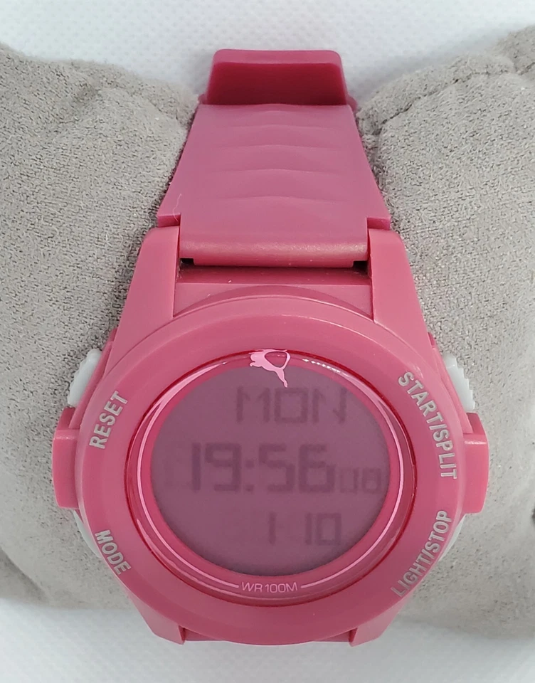 Reloj digital unisex Puma Marlox ciruela cara grande alarma crono 092509 E1 Foto 4 de 4