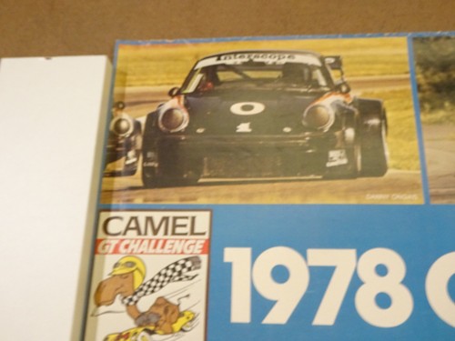 VERY RARE VINTAGE CLASSIC 1978 PORSCHE CAMEL GT IMSA CALLENDER POSTER 36 X 24 - Picture 5 of 12