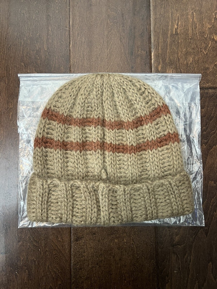 新品未使用　supreme 24F/W Mohair Beanie Brown Supreme FW24 Brushed Stripe Mohair Embroidered Beanie Brown