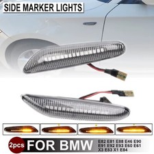 FRECCE LATERALI LED dinamiche PROGRESSIVE BMW SERIE 1 E82 E83 E87 E88 CRYSTAL