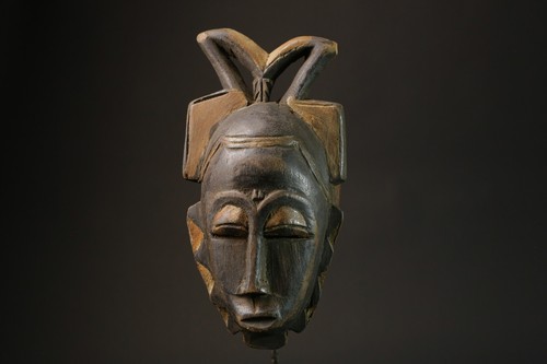 Máscara africana vintage Baule cara de madera tallada antigua tribal decoraci... - Imagen 24 de 24