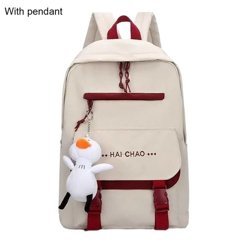 Nylon Backpack Large Capacity Travel Knapsacks Bookbags High School Students - Picture 16 of 18