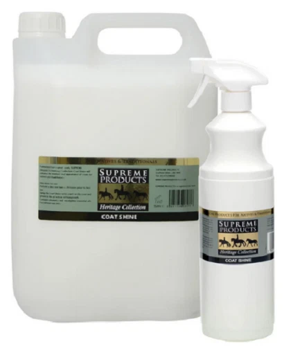 Supreme Products Cappotto Lucido Cavallo Pony Cappotto Lucido Facile Sposo e Districante Spray