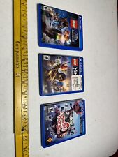 3 Empty Cases LittleBigPlanet Lego Ninjago Sony PlayStation Vita A53