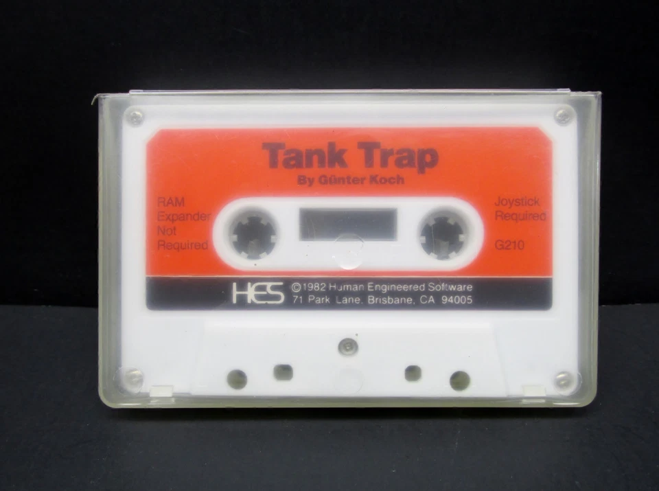 Tank  Trap, VIC- 20, Cassette, HesGames 1982, Never Used - Image 3 of 4