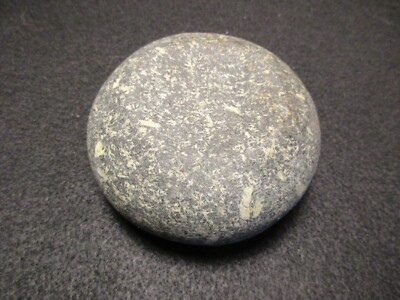 NATIVE AMERICAN STONE DISCOIDAL, AMERICAN INDIAN STONE ARTIFACT PORT-0123*W-273